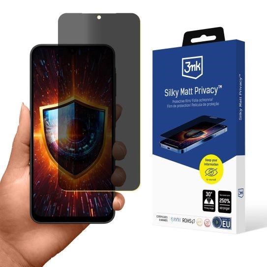 3mk ochranná folie Silky Matt Privacy pro Samsung Galaxy A17 5G/4G