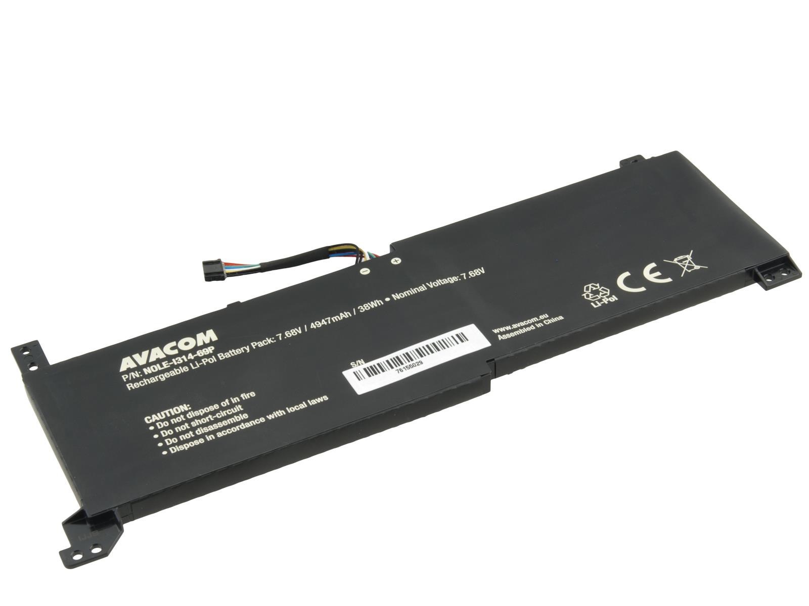 AVACOM baterie pro Lenovo IdeaPad 3 Gen.6,7, IdeaPad 3-14ITL6 Li-Pol 7,68V 4947mAh 38Wh