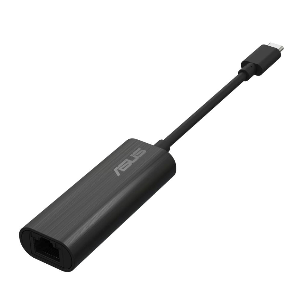 ASUS USB-C2500 V2, USB-C Ethernet Adapter 2.5G/1G/100Mbps, RJ45 port
