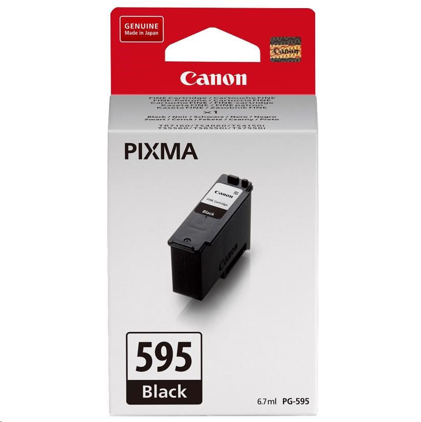 Canon CARTRIDGE PG-595 černá pro Pixma TS4150i, TS6550i, TS7550i (180 stran)