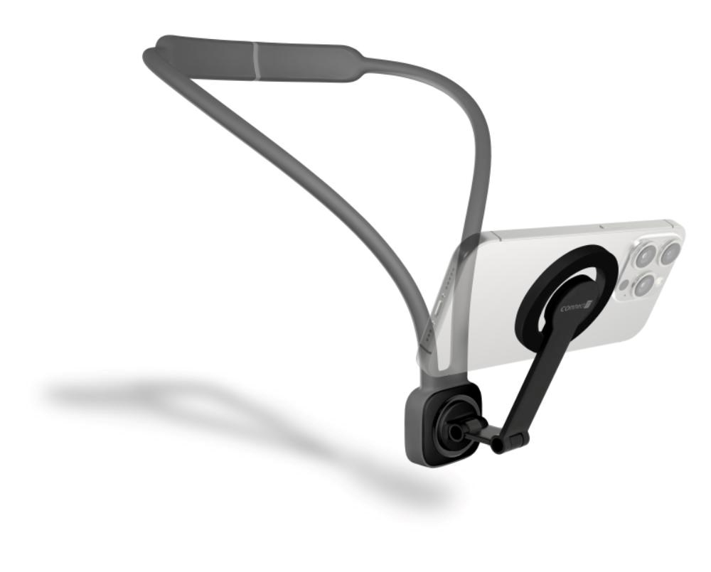 CONNECT IT Držák na telefon MagSafe POV, šedá