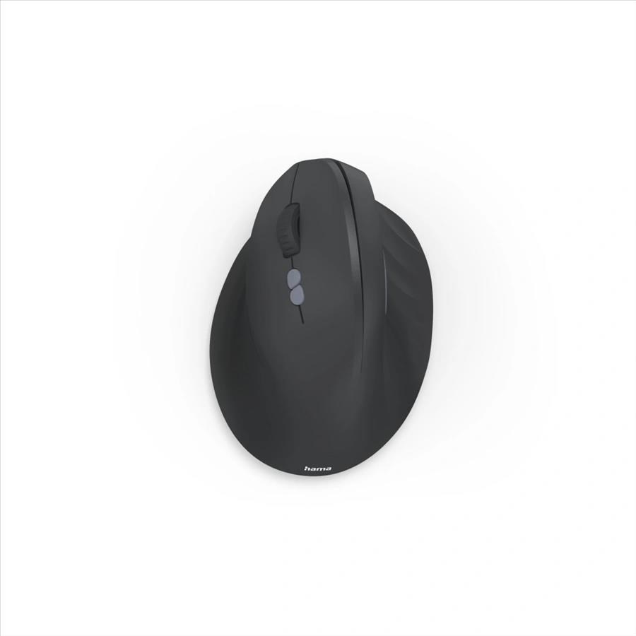 Hama vertikální ergonomická bezdrátová myš EWM-600L, pro leváky, nabíjecí, Multi Device