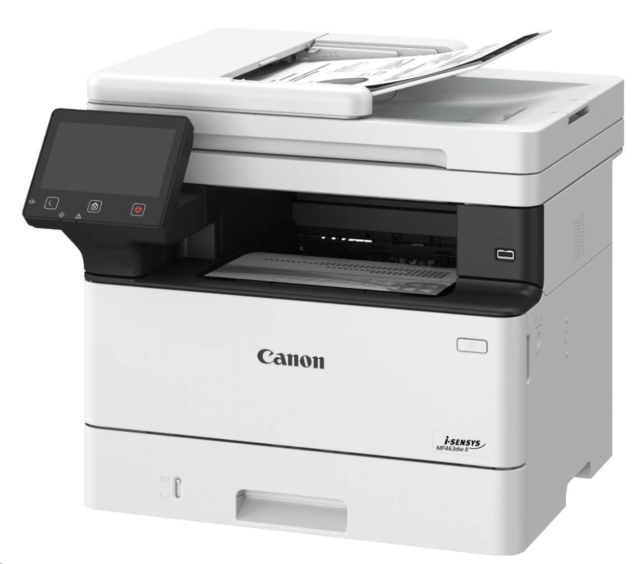 Canon i-SENSYS MF463dw II - černobílá, MF (tisk, kopírka, sken)A4, DADF, USB, LAN, Wi-Fi 40str./min