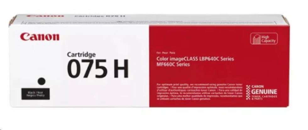 Canon TONER 075 H BK černá pro i-SENSYS LBP646Cdw, LBP647Cdw, MF664Cdw, MF667Cdw (3500 str.)