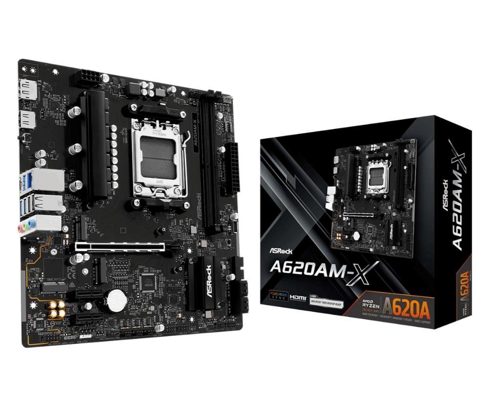 ASRock MB Sc AM5 A620AM-X, AMD A620A, 2xDDR5, 1xHDMI, 1xDP