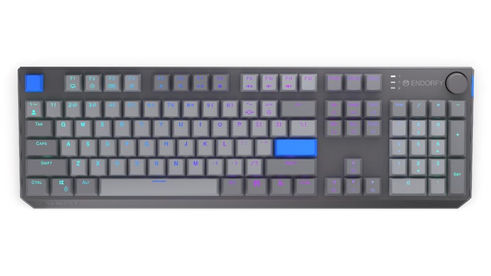 ENDORFY Herní klávesnice Thock V2, Mechanická, Bezdrátová, US, ARGB