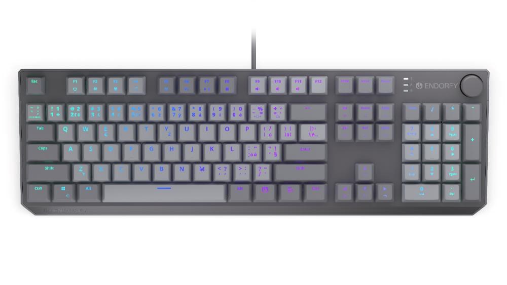 ENDORFY Herní klávesnice Thock V2, Mechanická, USB, CZ/SK, ARGB