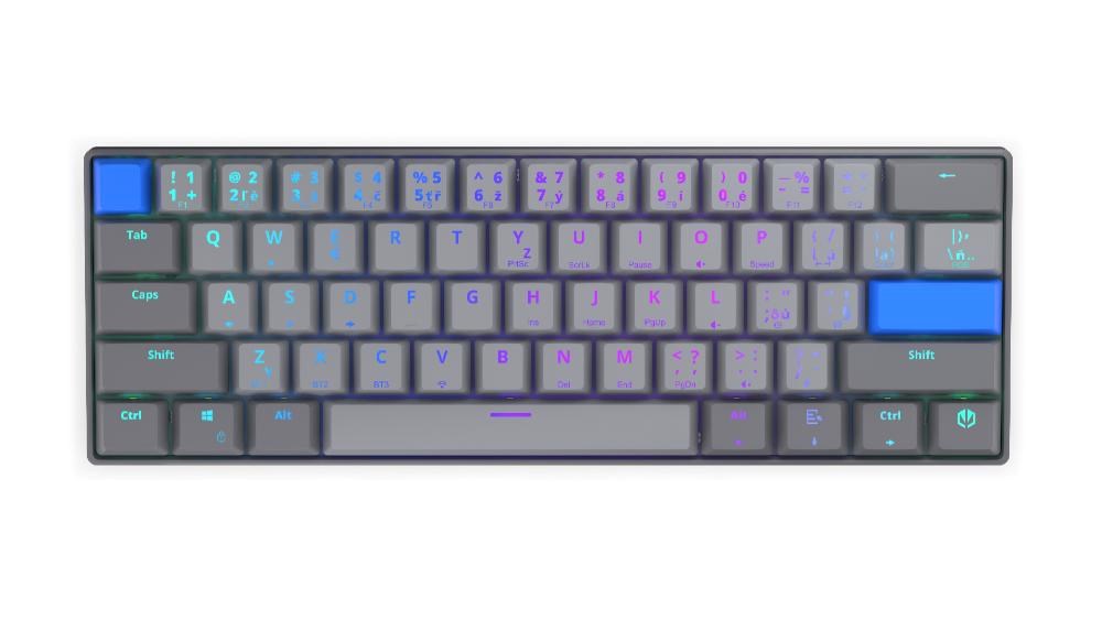 ENDORFY Herní klávesnice Thock V2 Compact, Mechanická, Bezdrátová, CZ/SK, ARGB