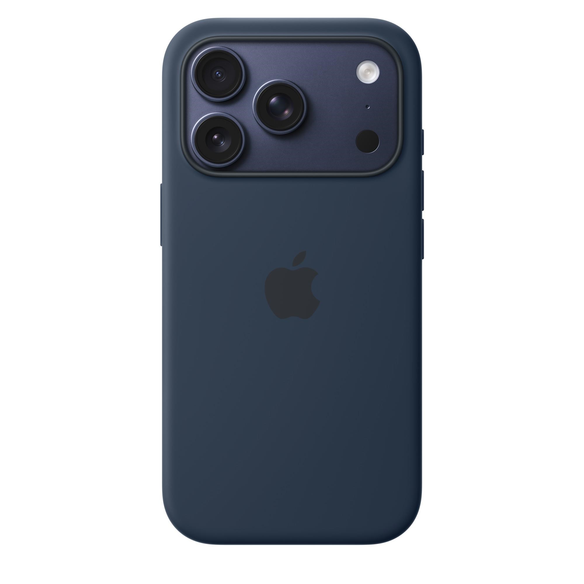 Apple iPhone 17 Pro Silicone Case with MagSafe – Midnight