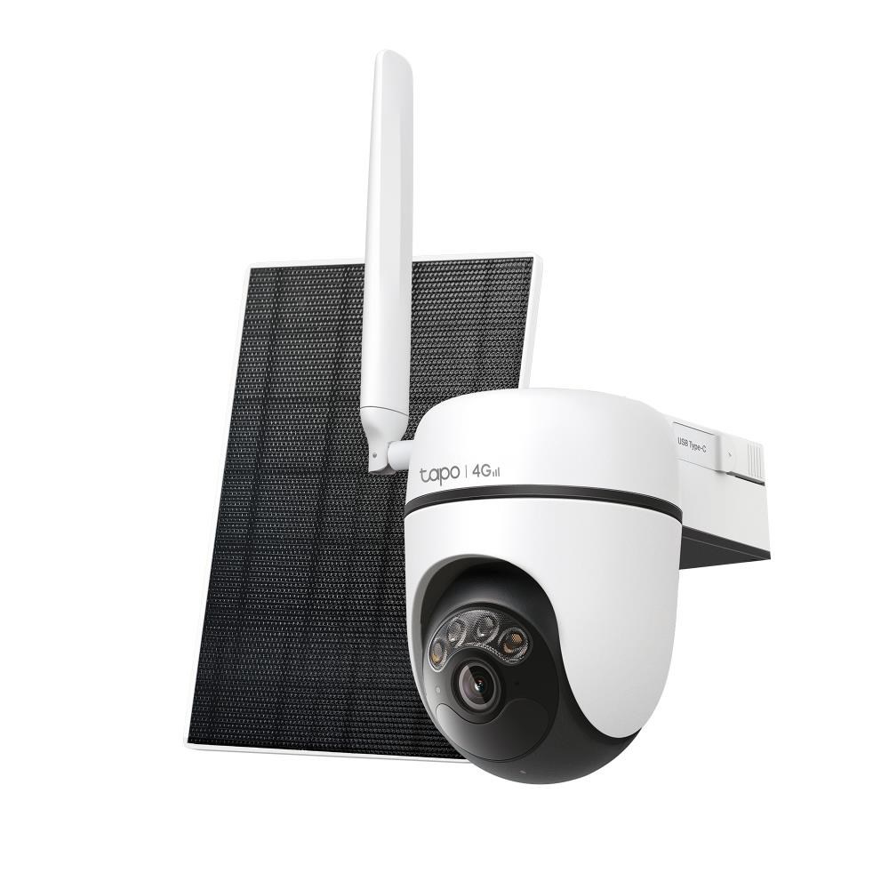 TP-Link Tapo C615G KIT venkovní 4G LTE kamera, solární panel (3MP, 2K, 1296p, IR, 4G LTE, micro SD card, IP65)