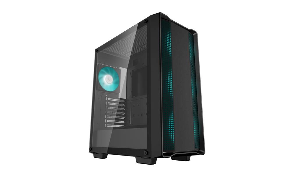 DEEPCOOL Case CC560 V2, ATX, Průhledná bočnice, 4x120mm Fan, černá