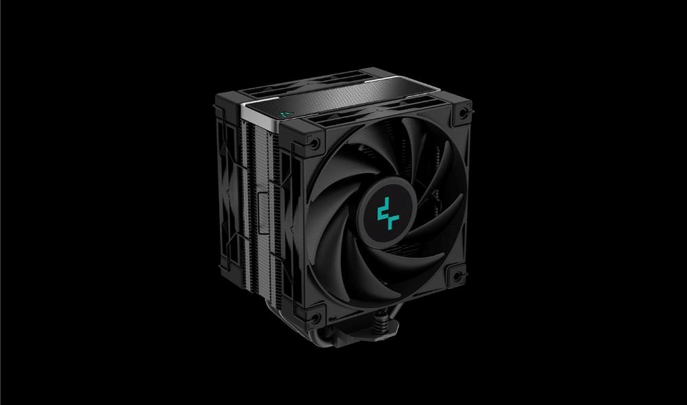 DEEPCOOL CPU Chladič AK400 ZERO DARK PLUS, 2x120mm, LGA1851, AM5, černá