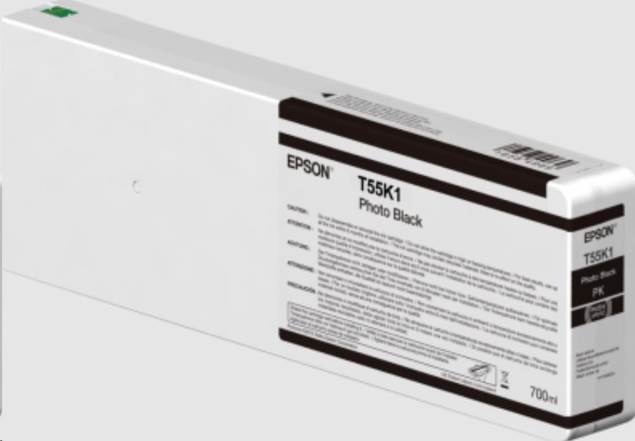 EPSON ink Singlepack Photo Black T55K100 UltraChrome HDX/HD 700ml