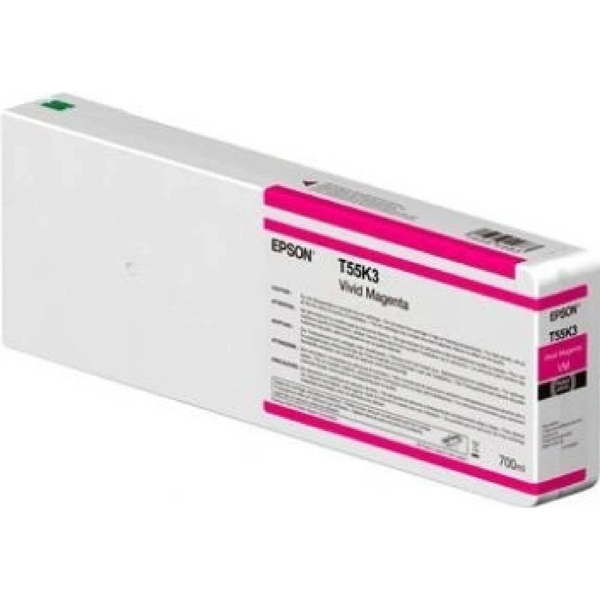 EPSON ink Singlepack Vivid Magenta T55K30N UltraChrome HDX/HD 700ml