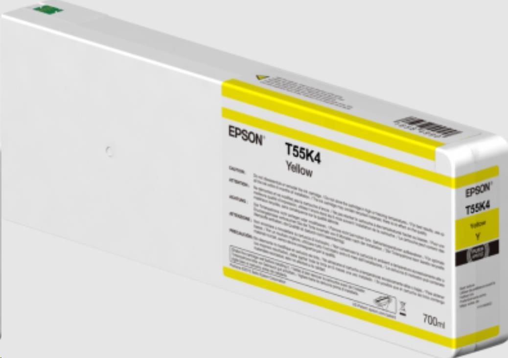 EPSON ink Singlepack Yellow T55K400 UltraChrome HDX/HD 700ml