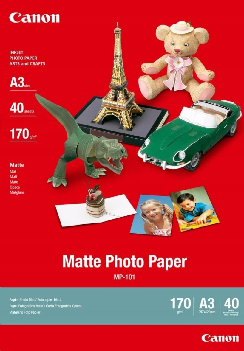 Canon fotopapír  MP-101 A3 40 ks 170 g/m2 matný