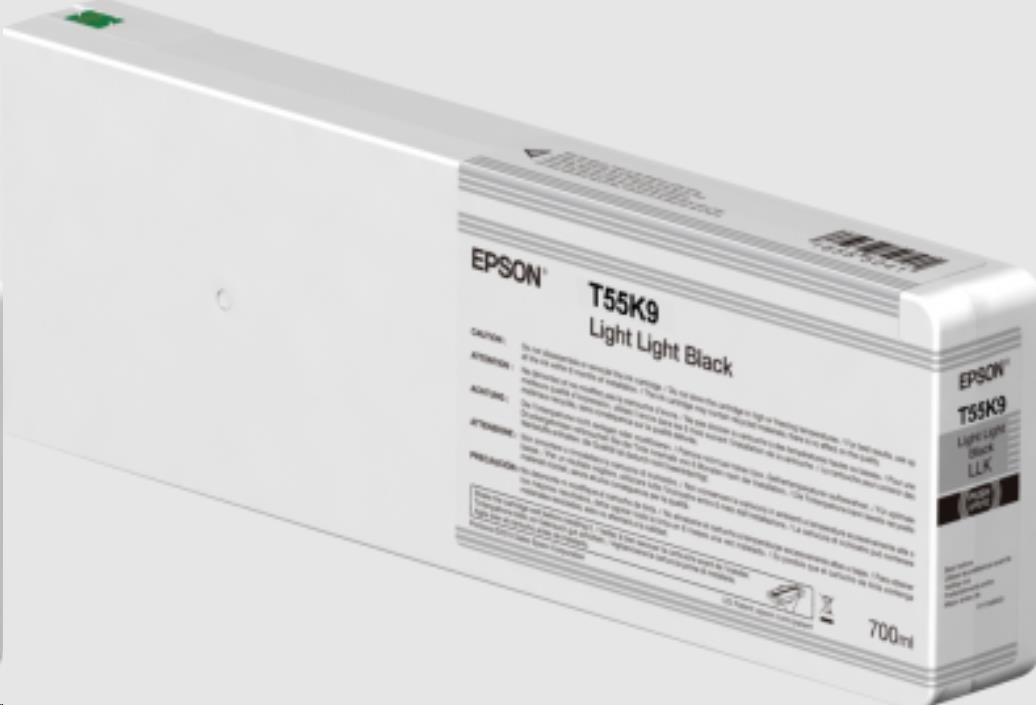 EPSON ink Singlepack Light Light Black T55K900 UltraChrome HDX/HD 700ml