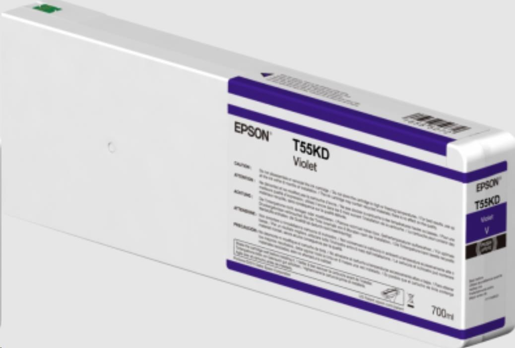 EPSON ink Singlepack Violet T55KD00 UltraChrome HDX/HD 700ml