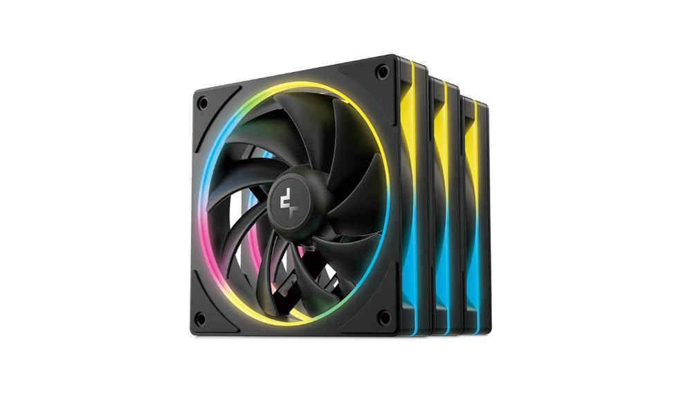 DEEPCOOL Ventilátor FL12 SE 3v1, 3x120mm, ARGB, černá