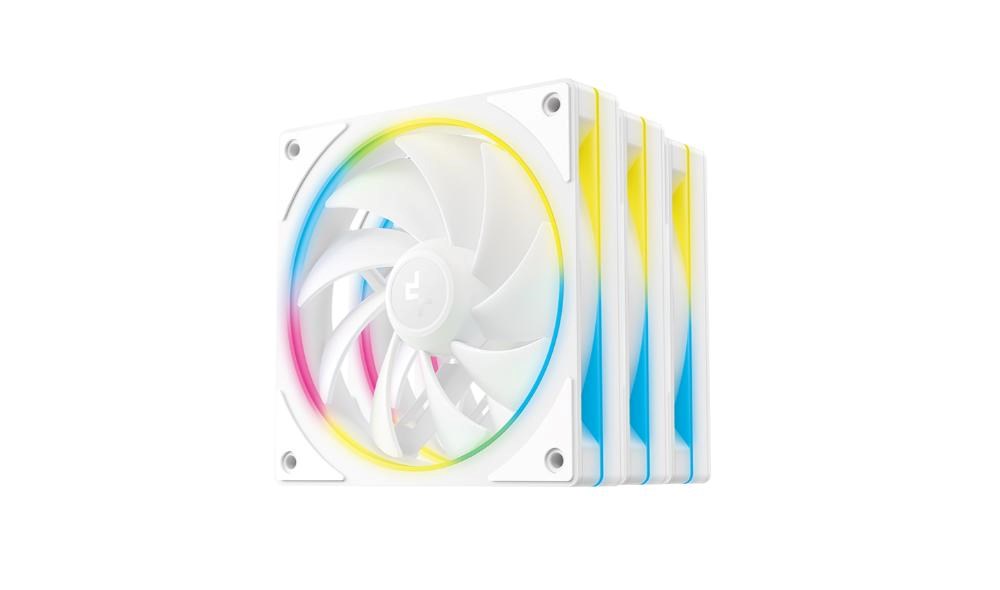 DEEPCOOL Ventilátor FL12 SE WH 3v1, 3x 120mm, ARGB, bílá