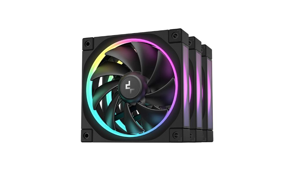 DEEPCOOL Ventilátor FL12 3v1, 3x120mm, ARGB, černá
