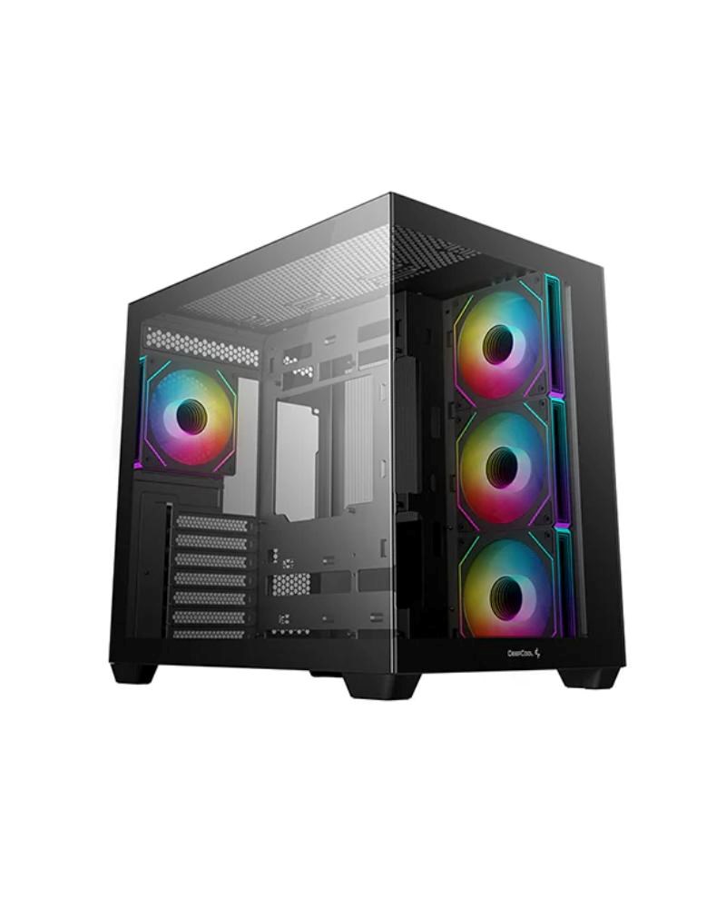 DEEPCOOL Case CG530 4F, ATX, Průhledná bočnice, černá