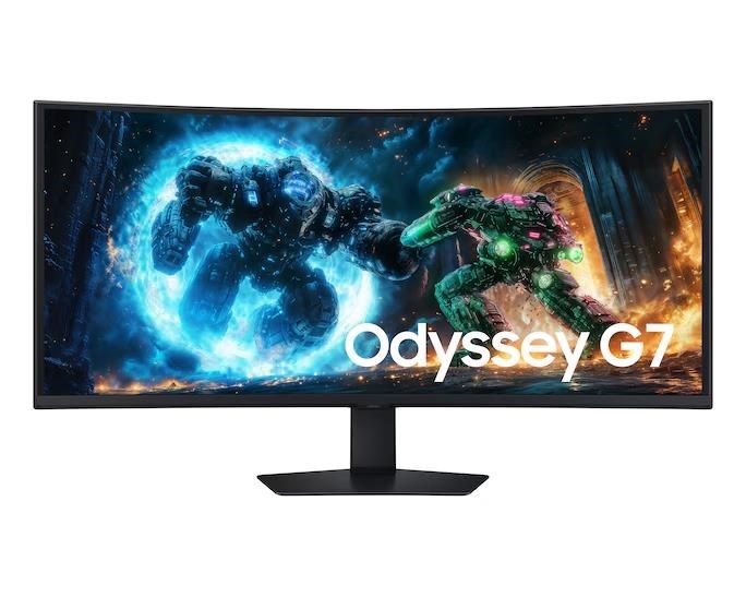 SAMSUNG MT LED LCD Monitor 40" (G75F) - Prohnutý, VA, 4K UHD, 1ms, 165hz, DP, HDMI