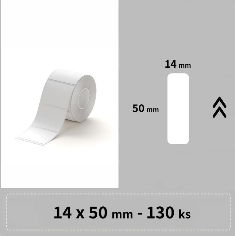 Niimbot štítky RP 15x50mm 125ks Bílé pro D11, D11-M, D110, D110-H