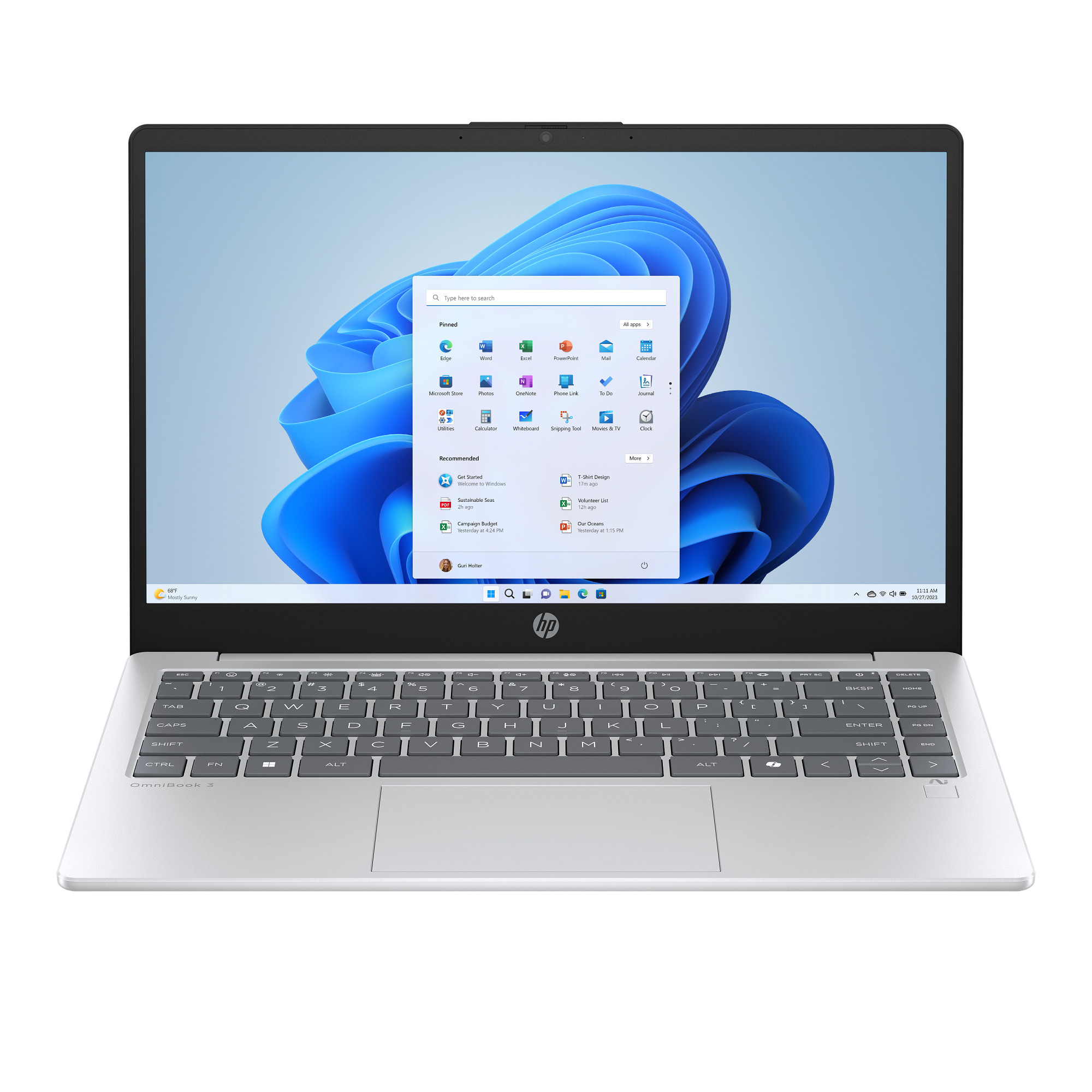 NTB HP OmniBook 3 NG AI PC 14-ha0001nc, 14" FHD, Ryzen AI 5 330, 24GB, 512GB SSD, Radeon 840M, Win11,Silver,+3M GamePass