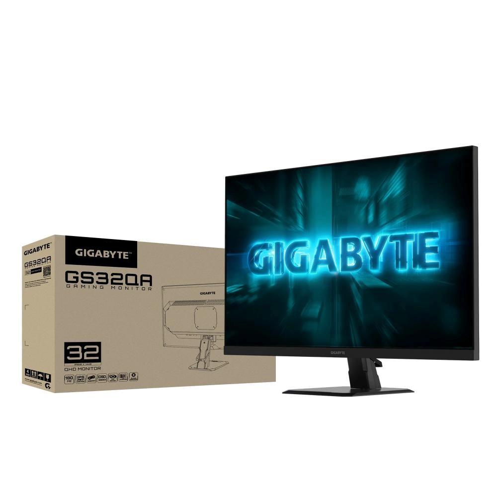 GIGABYTE LCD - 31,5" Gaming monitor GS32QA, 2560x1440, 300cd/m2, 1ms, 2xHDMI, 1xDP, SS IPS