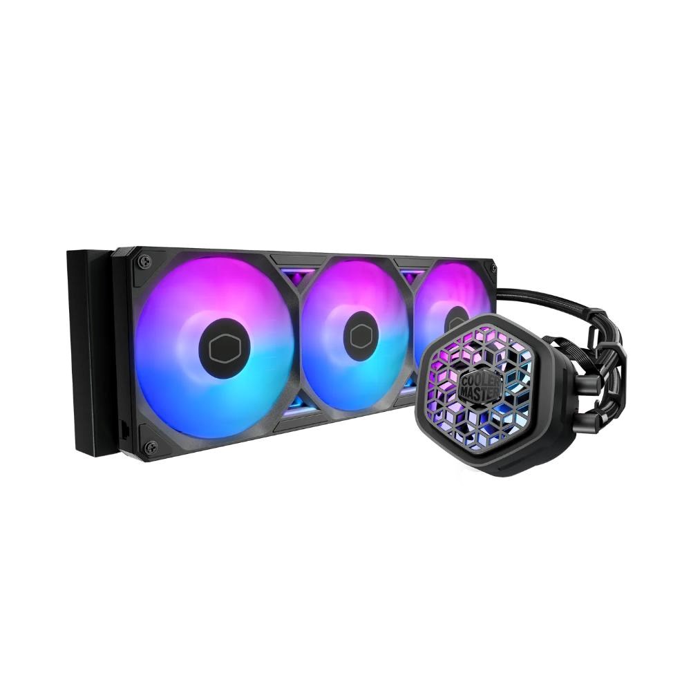 Cooler Master vodní chladič MasterLiquid Atmos II VRM 360, 3x120mm, LGA1851, AM5, černá