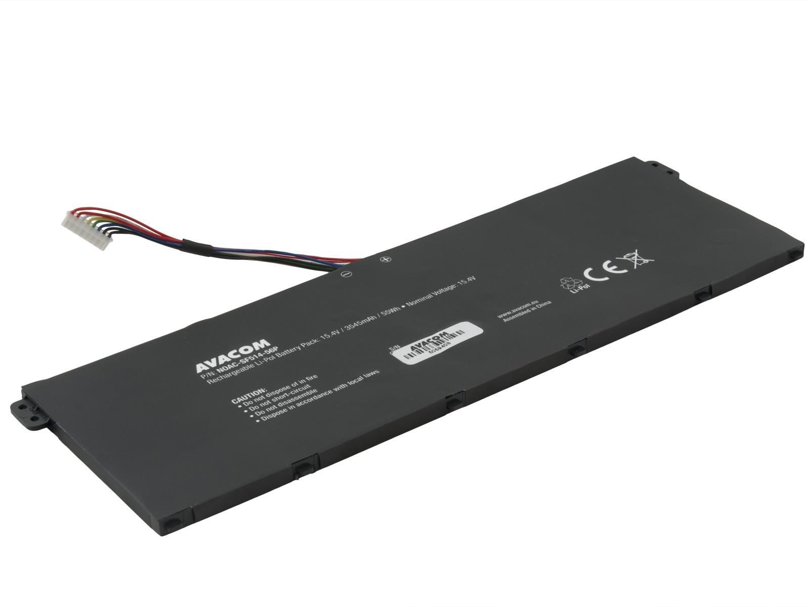 AVACOM Baterie pro Acer Swif 3 SF314, 5 SF 514 Li-Pol 15,4V 3545mAh 55Wh