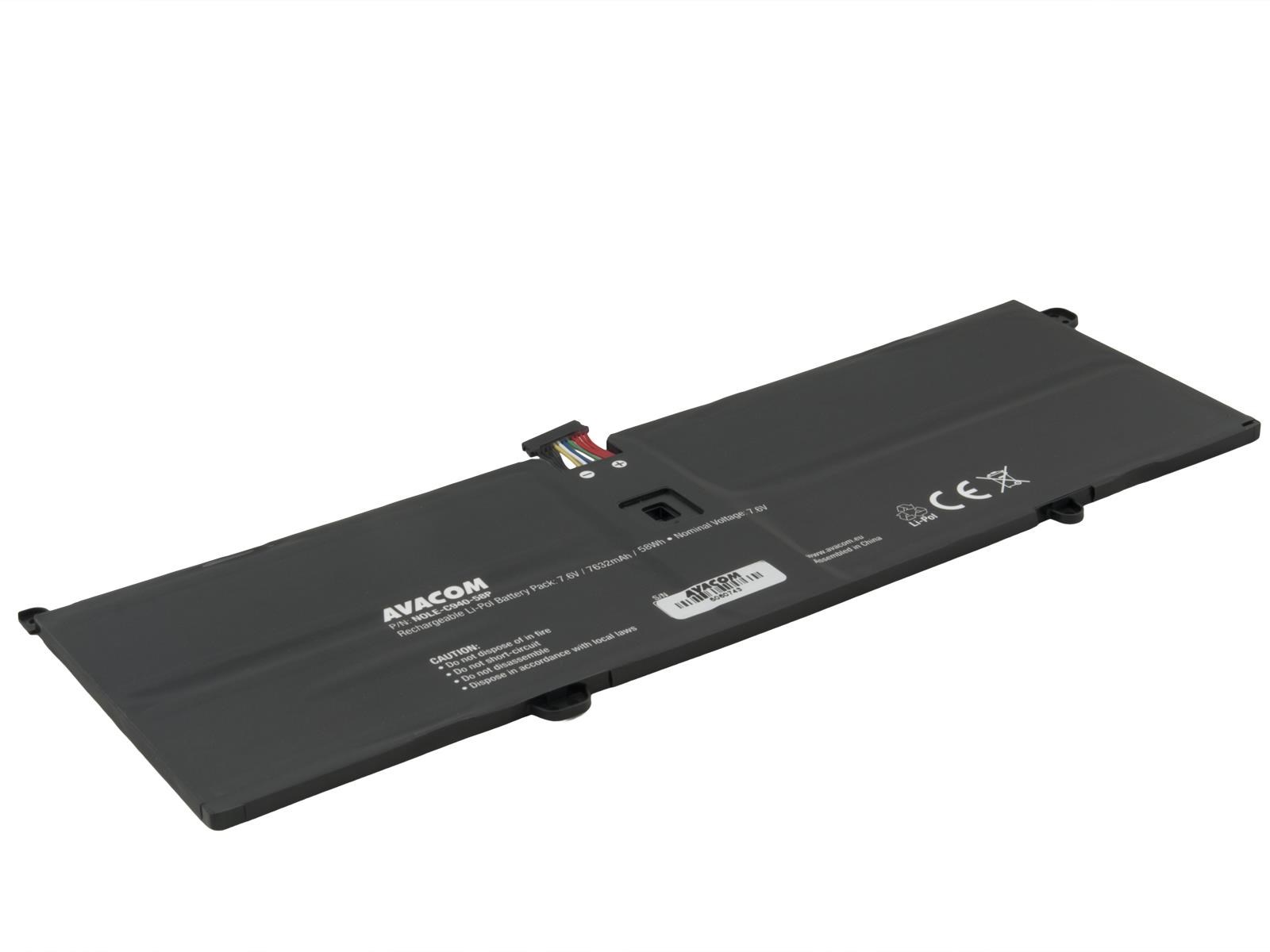 AVACOM Baterie pro Lenovo Yoga C940-14IIL Li-Pol 7,6V 7632mAh 58Wh - 12 pinový konektor