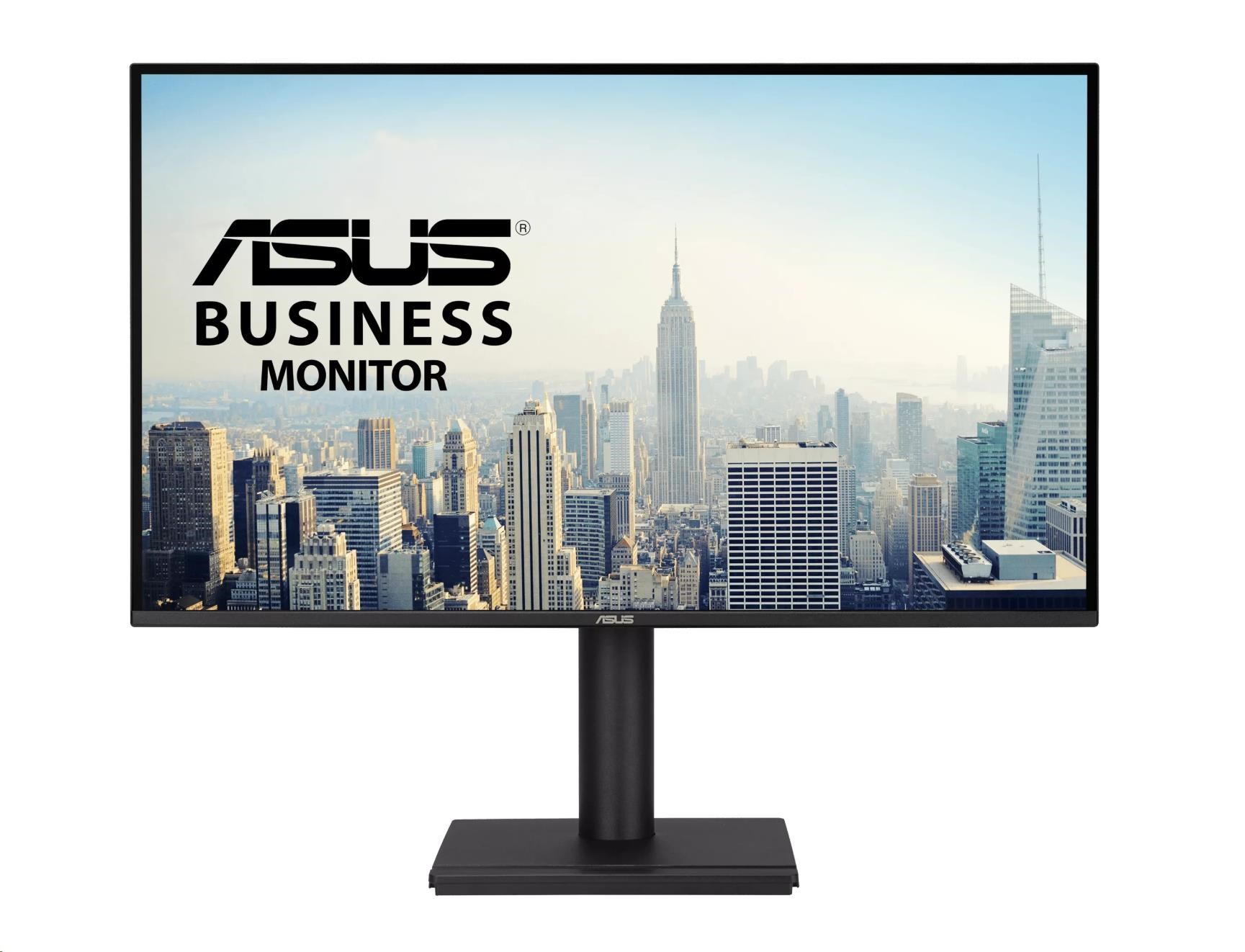 ASUS LCD VA27AQSE, 27" 2560x1440, 350nits, 1ms, 75Hz, Repro, Audio, Vesa, DP, HDMI, VGA, Black