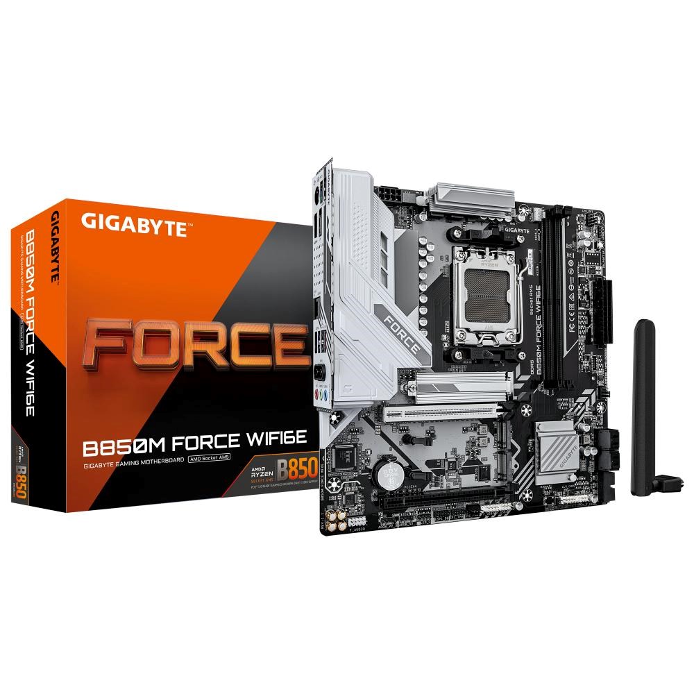 GIGABYTE MB Sc AM5 B850M FORCE WIFI6E, AMD B850, 2xDDR5, WIFI, 1xDP, 1xHDMI, mATX