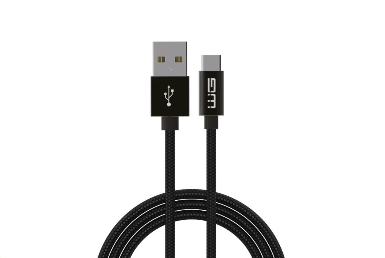 WG - Datový kabel Type-C to USB-A / 1m / black