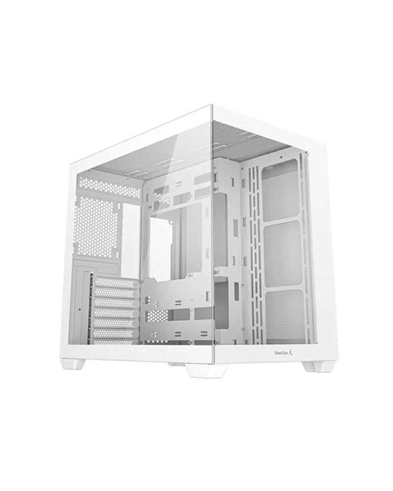DEEPCOOL Case CG530 WH, ATX, Průhledná bočnice, bílá