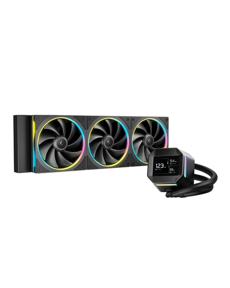 DEEPCOOL Vodní chladič LM360, ARGB, 3x 120mm, AM5, LGA1851, černá