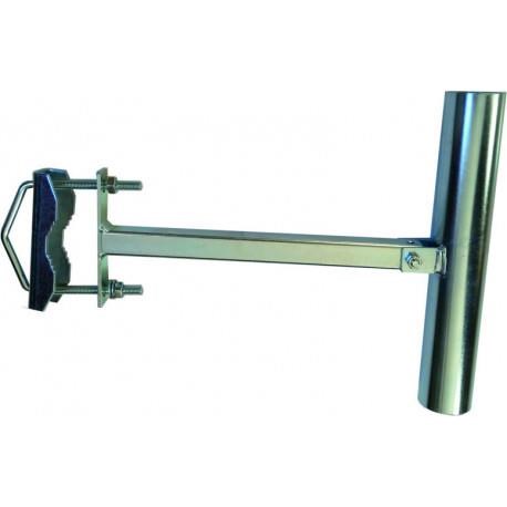 Držák antény na stožár nebo zeď, polohovatelný, galvanický zinek, délka 25cm