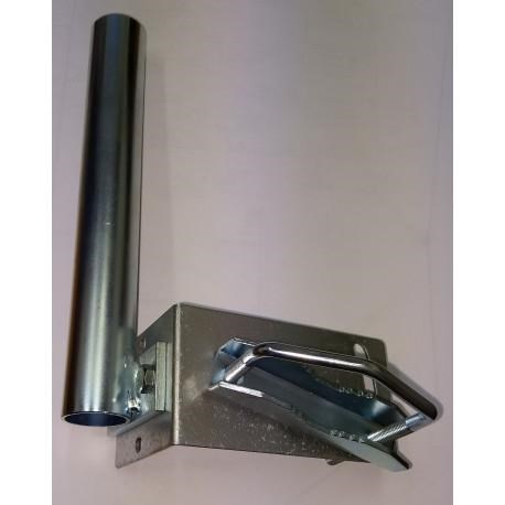 Držák antény na stožár pro NanoStation s náklonem, galvanický zinek, délka 7cm