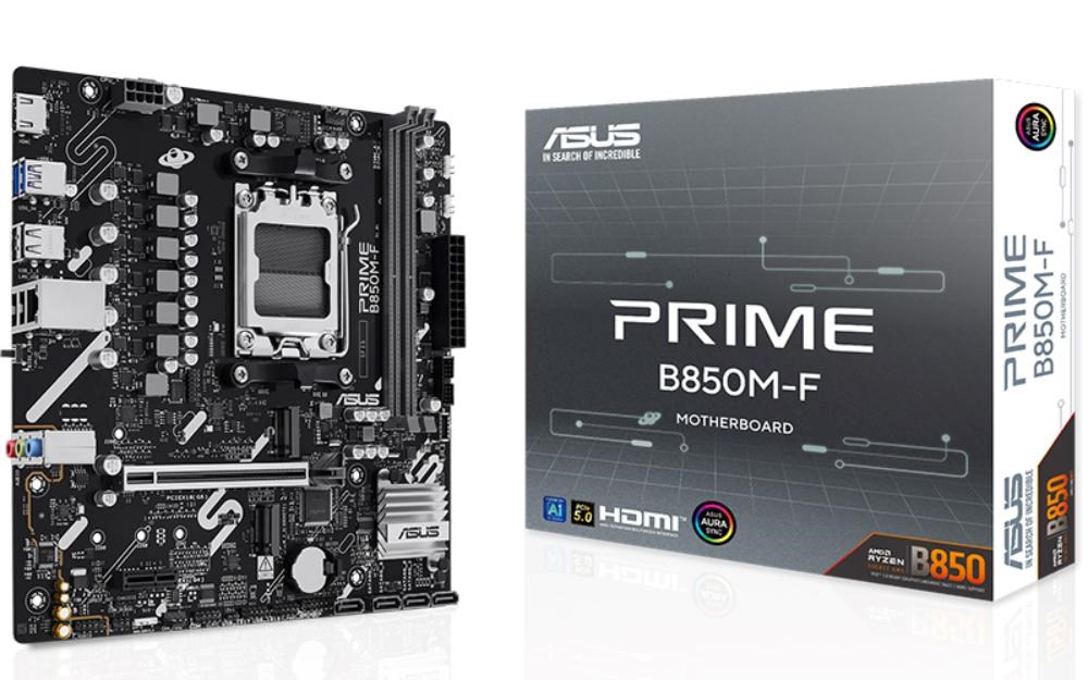 ASUS MB Sc AM5 PRIME B850M-F, AMD B850, 2x DDR5, 1x HDMI, mATX