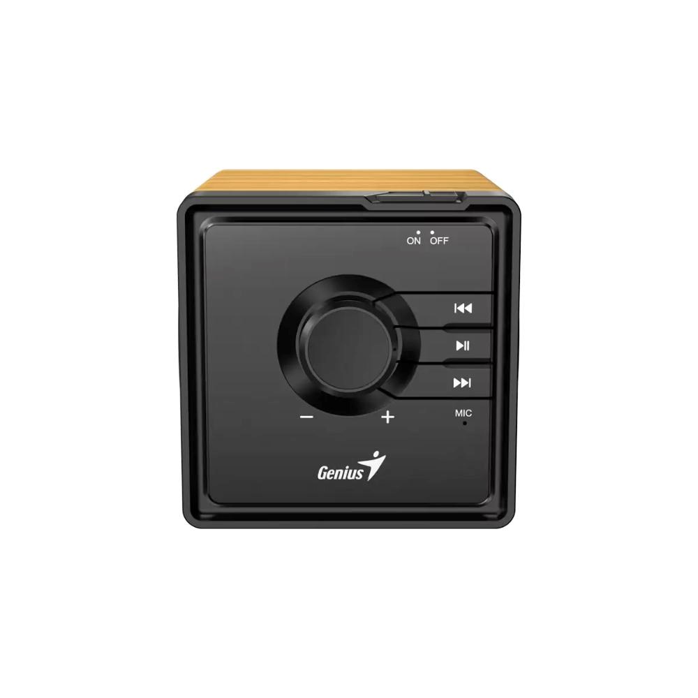 GENIUS Reproduktor SP-916BT, BT, 6W, světlé dřevo