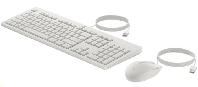 HP 225 Wired Mouse and Keyboard Combo G2 - White Hungary