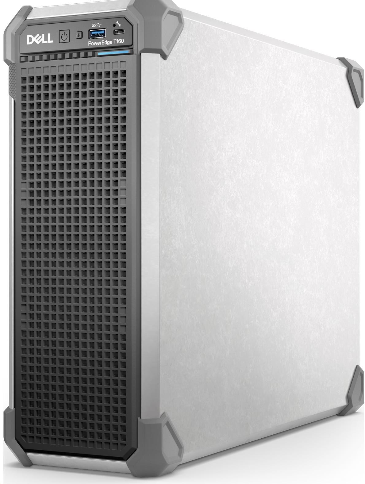 DELL SRV PowerEdge T160 /3x3.5+2x2.5" Cabled/ 6315P/1x32GB/1x2TB HDD SATA/1x300W/H355/iDRAC9 Ent/3Yr Basic NBD