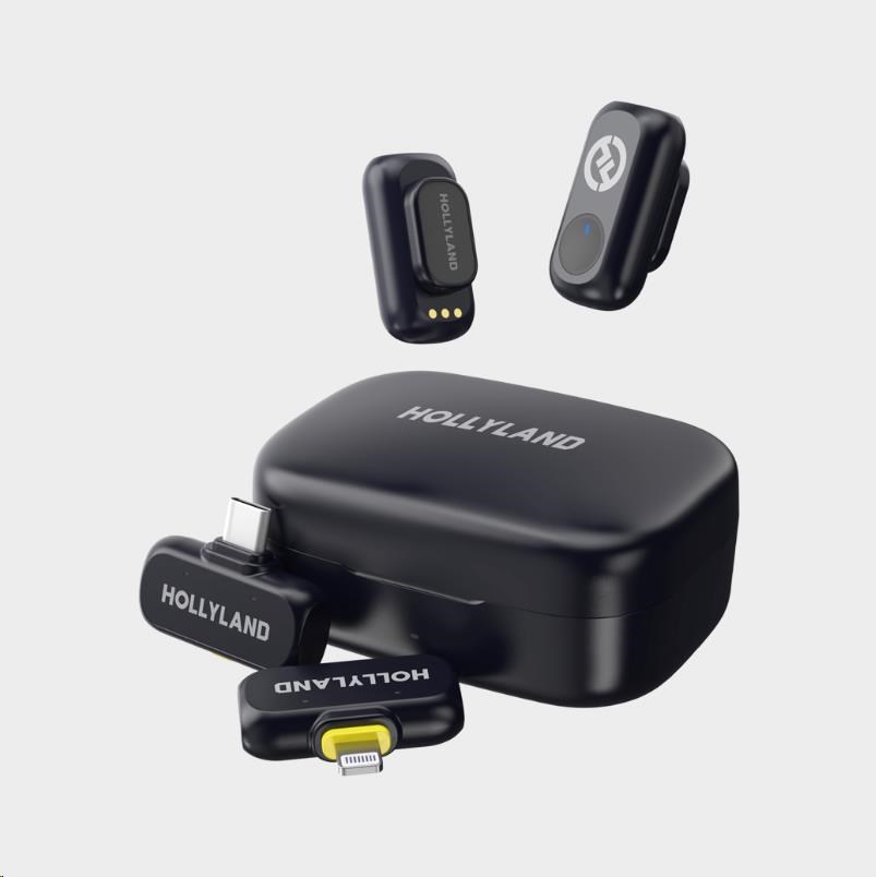 Hollyland LARK A1 Combo with USB-C RX + Lightning RX + Charging Case