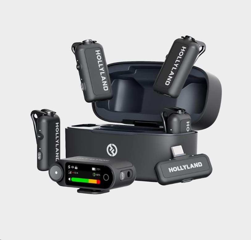 Hollyland LARK MAX 2 Combo 4-Person Version with Camera RX + USB-C RX