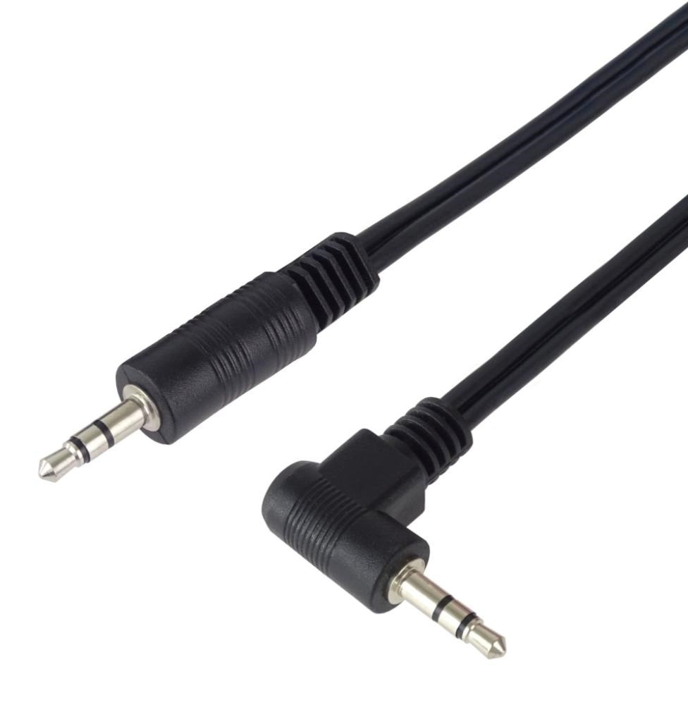 PREMIUMCORD Kabel Jack 3,5mm - 3,5mm 90° M/M 1,5m