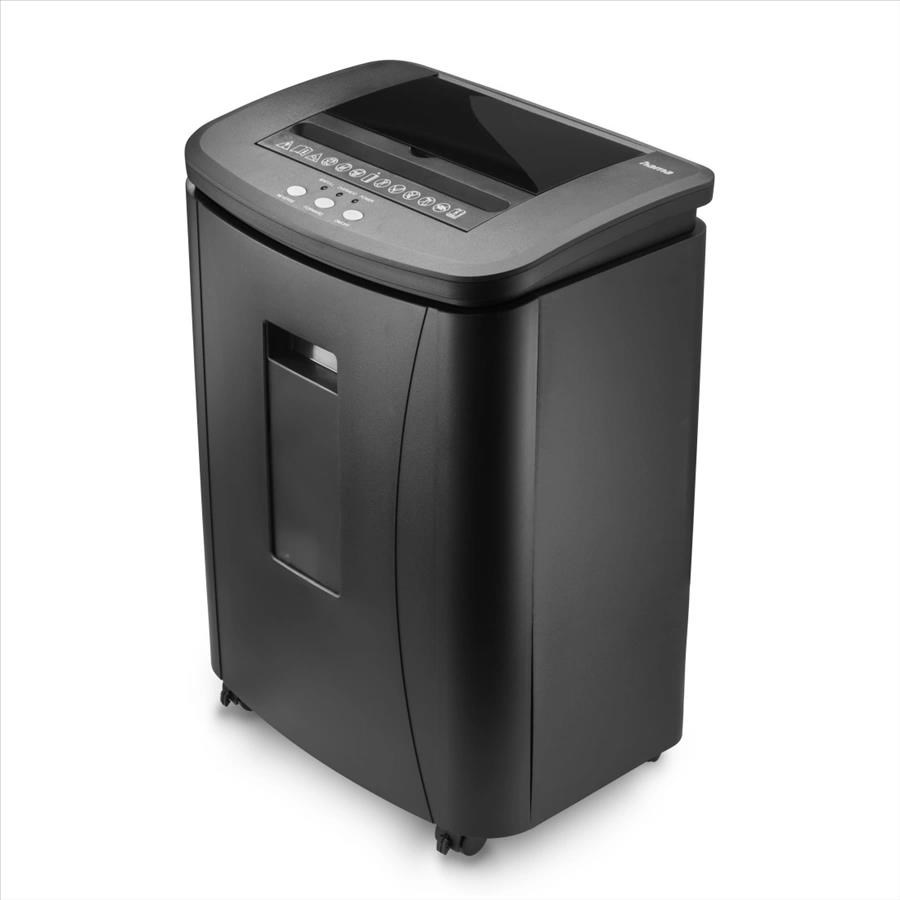 Hama Safe Auto M1200, skartovačka, micro řez, podavač, 120 listů, bezpečnostní úroveň P4 T4 E3
