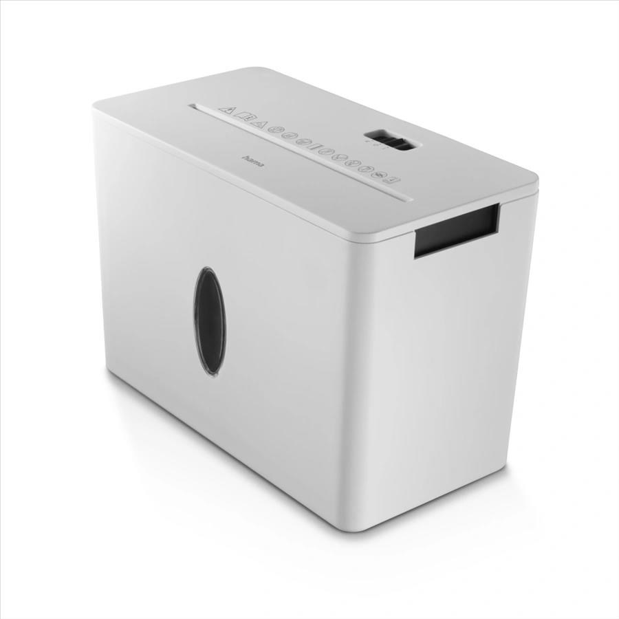 Hama Safe X40-W, skartovačka, křížový řez, 4 listy, bezpečnostní úroveň P4 T4 E3, bílá