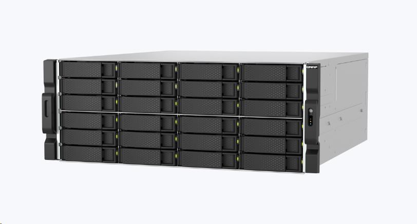 QNAP TS-h2477AXU-RP-R7-32G (8C/AMDRyzen77000/5,3GHz/32GBRAM/24xSATA/2xM.2/2x2,5GbE/2x10GbE/2xUSB3.2/3xPCIe/RP)